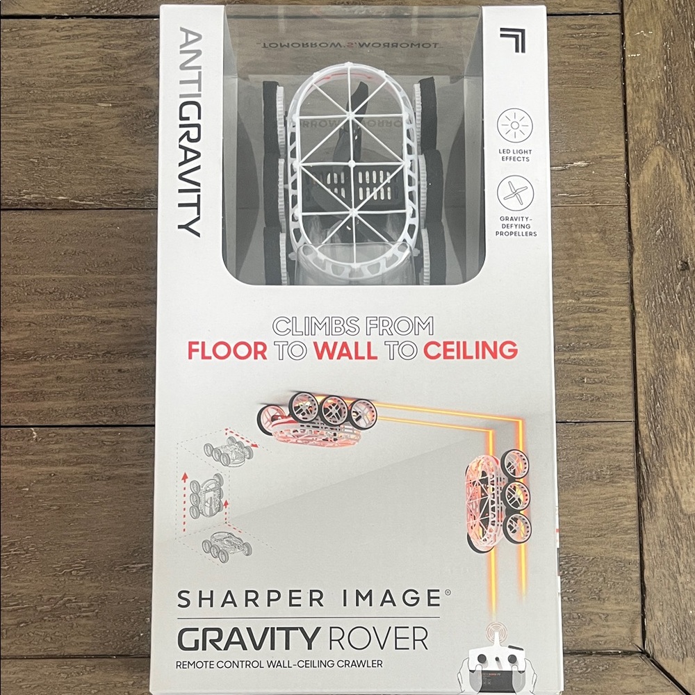 Sharper Image Gravity Rover - Silver and Black
